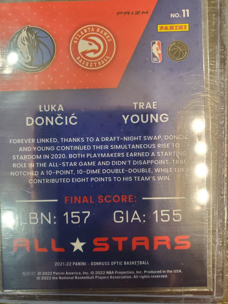 2021-22 Basketball Double Young Doncic